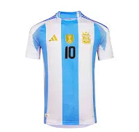 Argentina National Team Blue & White Home Kit - Messi Edition Soccer Jersey | Iconic Tribute for Fans & Players | Premium Quality