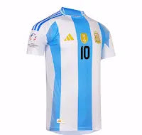 Argentina National Team Blue & White Home Kit - Messi Edition Soccer Jersey | Iconic Tribute for Fans & Players | Premium Quality