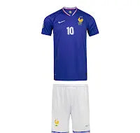 France National Team Traditional Blue & White Soccer Kit - Premium Quality Jersey for True Fans & Players