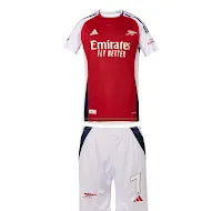 Arsenal FC Red & White Traditional Home Kit - Iconic Jersey for Fans & Players | Premium Quality