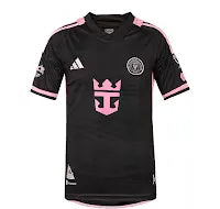 Men's adidas Inter Miami CF Home Soccer Jersey - Iconic Black & Pink Design for Fans & Athletes