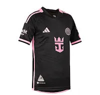 Men's adidas Inter Miami CF Home Soccer Jersey - Iconic Black & Pink Design for Fans & Athletes